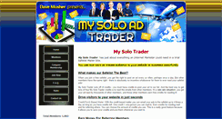 Desktop Screenshot of my-solo-trader.com