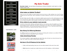 Tablet Screenshot of my-solo-trader.com